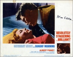 Saturday Night and Sunday Morning Lobby Card 1a